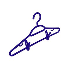 Вешалка Martika Для брюк и юбок размер С511 синий