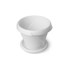 Кашпо Martika "Флориана" с поддонником 1,4л белое