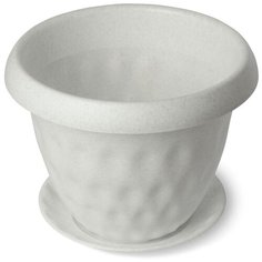 Горшок для растений Martika "Розетта" 1,7л д170 с поддоном мрамор