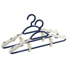 Вешалки-плечики с накладками универсальные Martika размер 48-54 набор 2 шт Синий