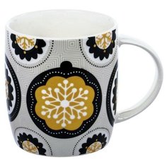 Кружка HomeStar Снежинки №4 350 мл