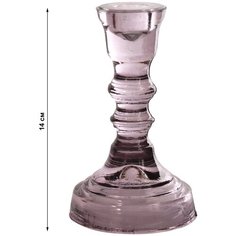 Подсвечник Evis СКАНДИК МАРСКИ-3 14см, фиолетовый