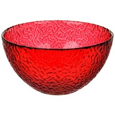 Салатник NinaGlass Ажур рубин 12 см