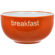 Салатник HomeStar Брекфаст оранжевый 14 см