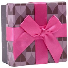 Коробка подарочная Yiwu Zhousima Crafts квадратная 11 х 5.5 х 11 см розовый/сиреневый