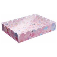 Коробка подарочная Дарите счастье Вкусности 40 x 8 x 30 см розовый