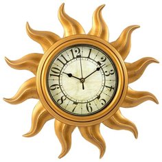 Часы настенные кварцевые Viron 222454 золотистый