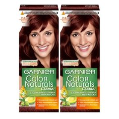 GARNIER Color Naturals стойкая питательная крем-краска для волос, 2 шт., 2.6 красная ночь