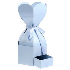 Коробка подарочная Yiwu Zhousima Crafts 2489212 / 2489213 20 x 40 x 20 см голубой