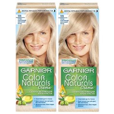 GARNIER Color Naturals стойкая питательная крем-краска для волос, 2 шт., 111 платиновый блонд