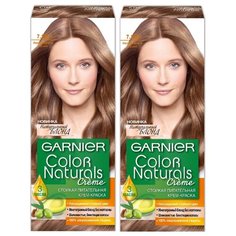 GARNIER Color Naturals стойкая питательная крем-краска для волос, 2 шт., 7.132 натуральный русый