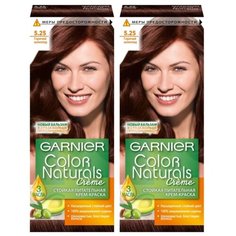 GARNIER Color Naturals стойкая питательная крем-краска для волос, 2 шт., 5.25 горячий шокола