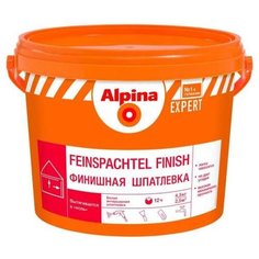 Шпатлевка Alpina Expert Feinspachtel Finish, белый, 4.5 кг