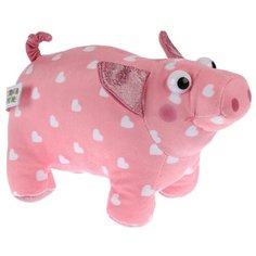 Игрушка мягкая Деревяшки, Поросенок Хрю 20см, БЕЗ ЧИПА в пак. Мульти-пульти