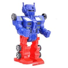 Детская игрушка Робот TONGDE "Кибер герои", свет, звук, цвет синий, 15*7,4*20 см