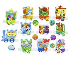 Игра-конструктор на липучках "Изучаем счет" 972997 Школа талантов