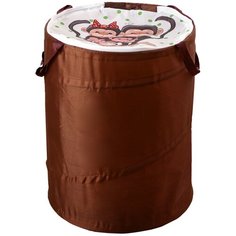 Корзина для игрушек "Семья мартышек" 35х35х45 см 4468799 Сима ленд