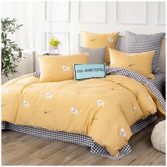 Комплект постельного белья СИТРЕЙД L330, размер Евро, сатин делюкс (100% египетский хлопок), наволочки 50х70 и 70x70 по 2 шт.