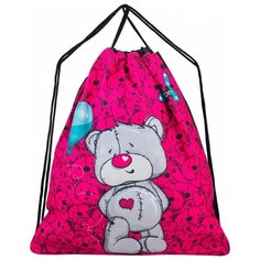 WINNER ONE Мешок для обуви (M-27) розовый/серый