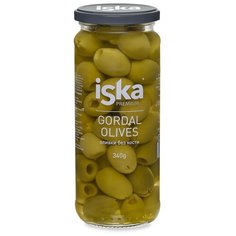 Оливки Гордаль зеленые без косточки ISKA 358мл