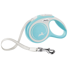 Поводок-рулетка Flexi New Comfort tape XS 3m 12kg light blue