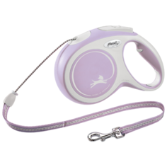 Поводок-рулетка Flexi New Comfort cord M 8m 20kg rose