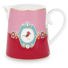 Молочник маленький Pip Studio Love Birds Medallion Red-Pink, 270 мл, 51.007.009