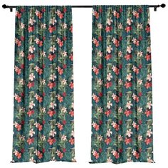 Фотошторы "Мильтония", 145*260 см, 2 шт. Сирень