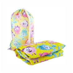 Пляжное покрывало "Веселые смешарики", 90*140 см Сирень