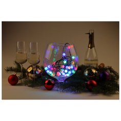 ENIN - 15BM ЭРА Гирлянда LED Нить Шарики d15мм, 5 м мультиколор, 220V, ERA