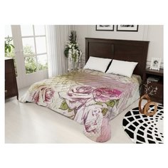Покрывало стеганое 18538, 200*220 см. Сирень
