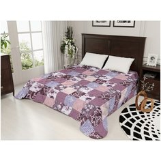 Покрывало стеганое, "Ампир", цвет фиолетовый, 175*210 см. Сирень