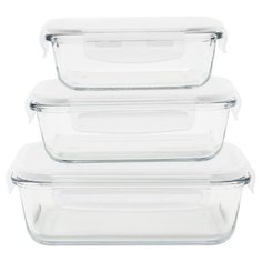 Набор 3 контейнеров для продуктов Pebbly, PKV-3SRB