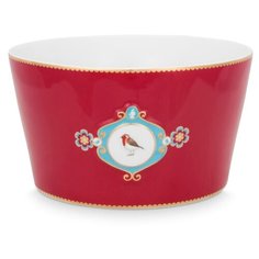 Пиала Pip Studio Love Birds Medallion Red, д. 20 см, 51.003.162