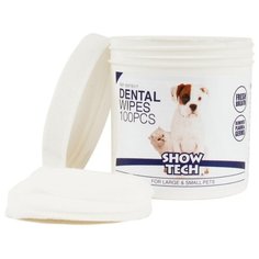 Салфетки гигиенические для зубов Show Tech Dental Wipes, 100 штук (арт. 55STE017) Transgroom