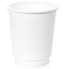 Стакан бумажный Papperskopp 250мл D80 мм 2-сл для горячих напитков БЕЛЫЙ