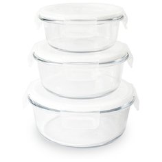 Набор 3 контейнеров для продуктов Pebbly, PKV-3SROB