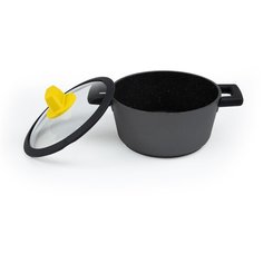 "Кастрюля из алюминия Zanussi Calabria с антипригарным покрытием с крышкой
