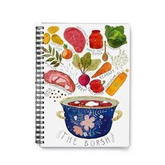 Тетрадь на гребне, А5, Bruno Visconti "БОРЩ AS THE BORSH" 60л. клетка