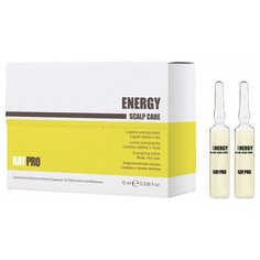 KayPro Energy Scalp Care Лосьон в ампулах для волос и кожи головы против выпадения, 10 мл, 12 шт.