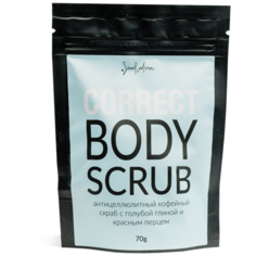 Smorodina скраб Correct Body Scrub антицеллюлитный кофейный 70 г