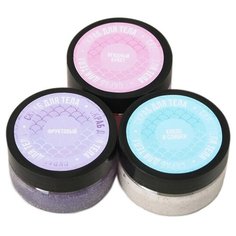 Чистое счастье Набор 3 скраба для тела Im really mermaid, 60 мл