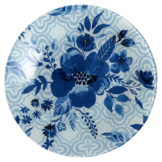 Доляна Тарелка десертная Синева 20 см синий/голубой
