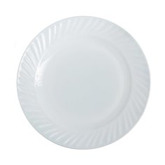 Доляна Тарелка обеденная Регал 25 см белый