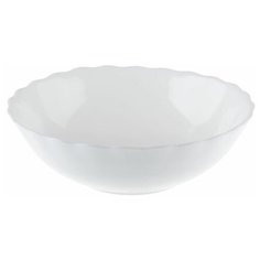 Доляна Салатник Дива 122398 20 см белый