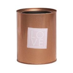 Кашпо Дарите счастье Love 10 × 12.5 см бронзовый