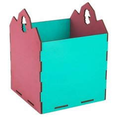 Кашпо Дарите счастье 4093948 15 х 15 х 18.6 см розовый