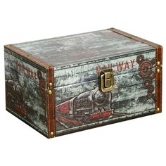 Yiwu Zhousima Crafts Шкатулка Железная дорога 4060612 разноцветный