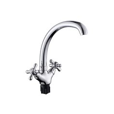 Смеситель для кухни (мойки) Эверест B42-301 двухрычажный хром