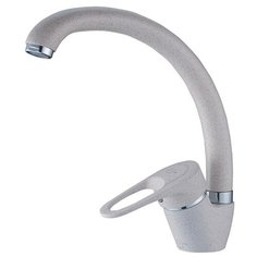 Смеситель для кухни (мойки) solone LOP4-A043 эмаль однорычажный песочный